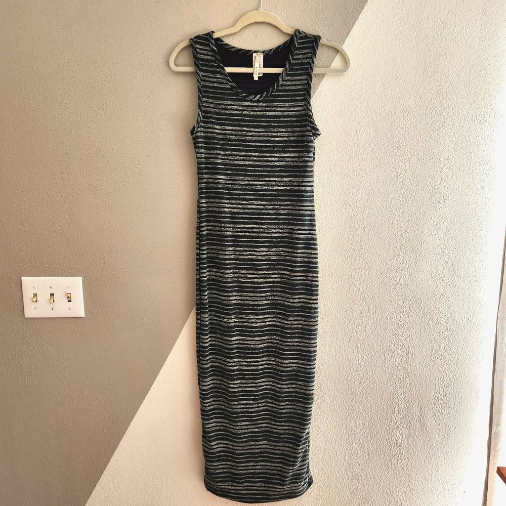 Y2K K Too sweater knit bodycon maxi dress M